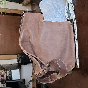 Coach leather hobo bag